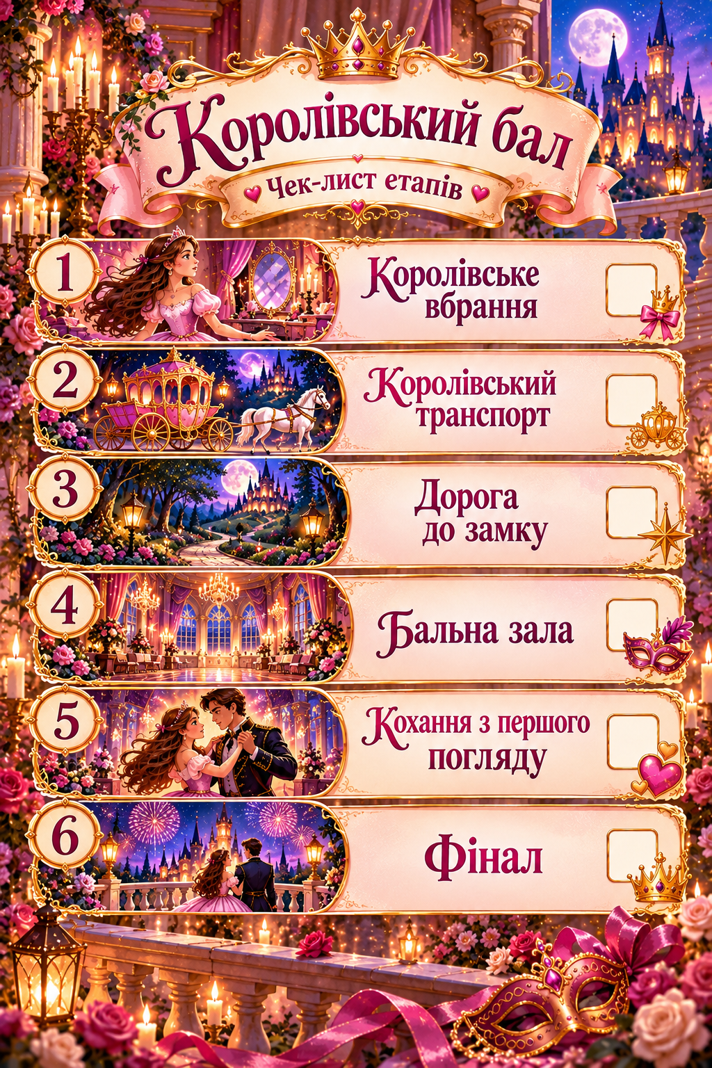 Шість етапів Ami Wonderland